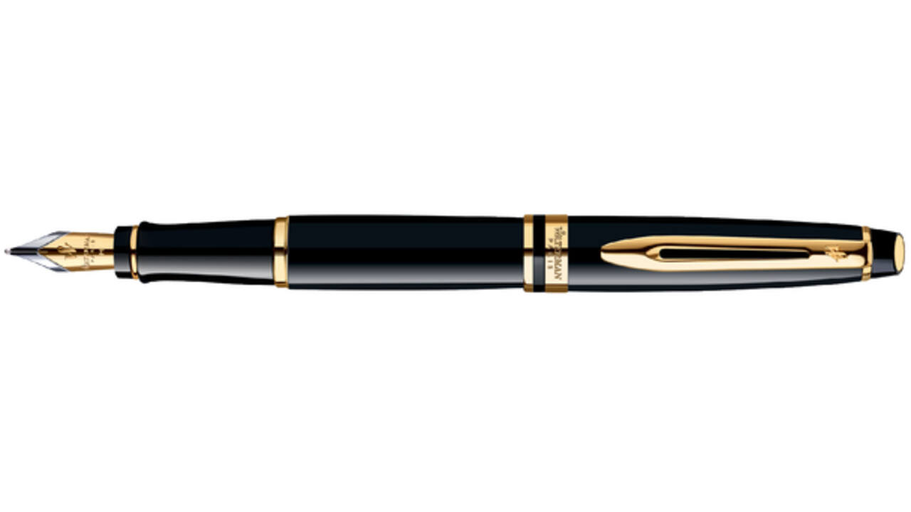 Vulpen Waterman Expert black lacquer GT fijn