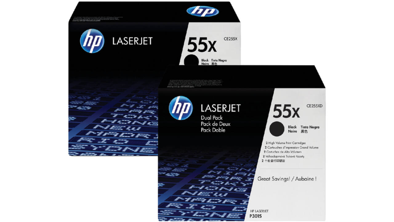 Tonercartridge HP CE255XD 55X zwart 2x