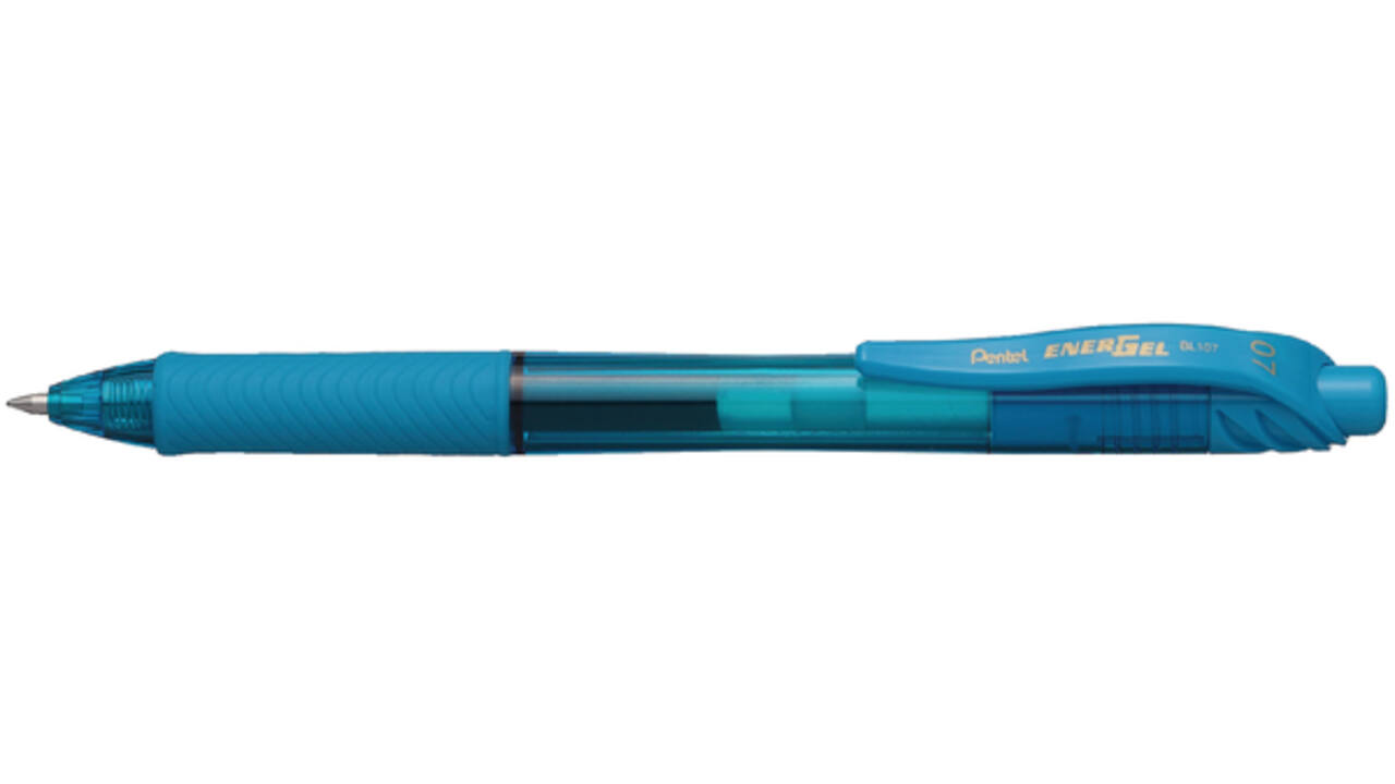 Gelschrijver Pentel BL107 Energel-X medium lichtblauw