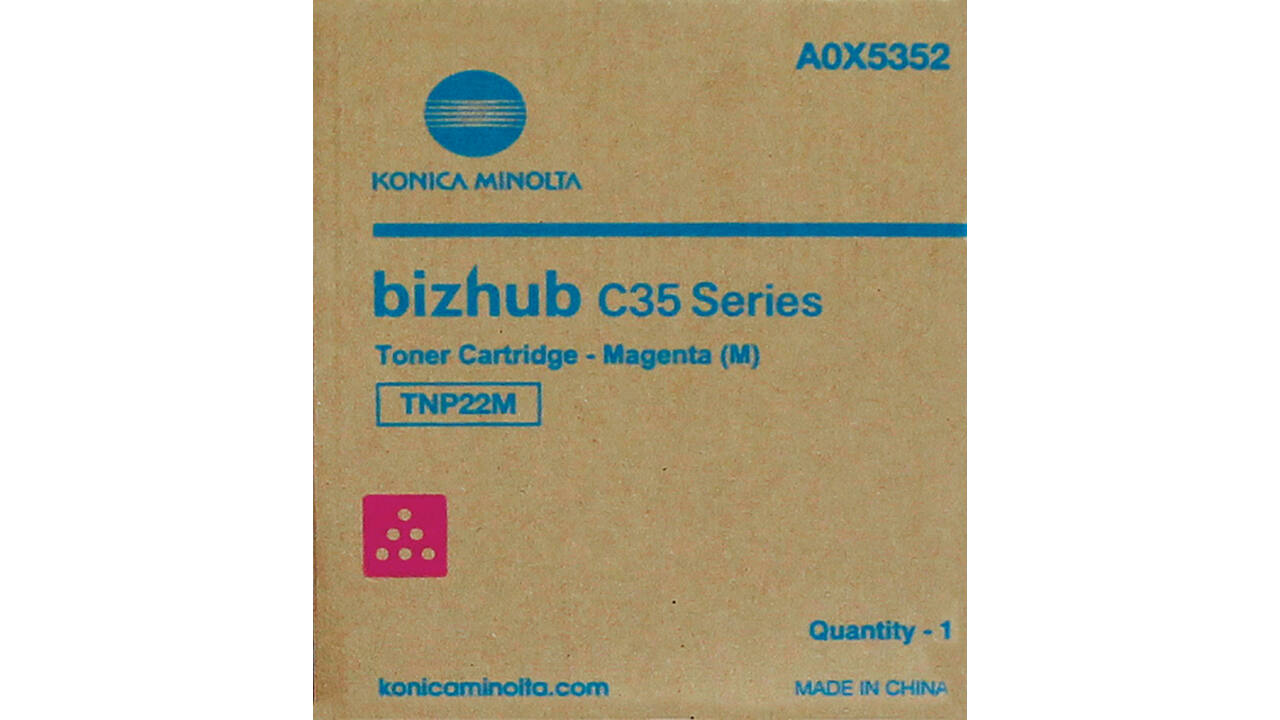 Tonercartridge Minolta Bizhub C35 rood