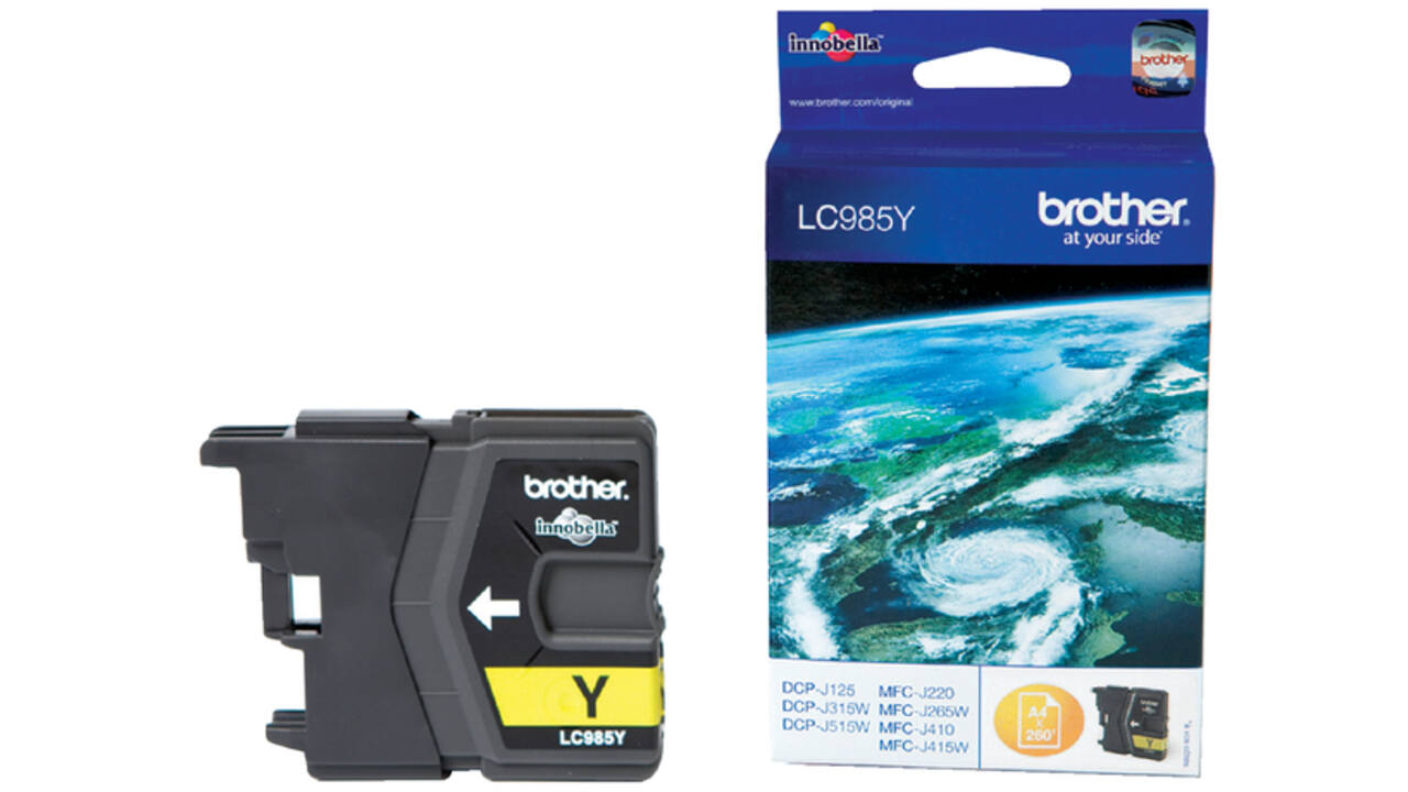 Inktcartridge Brother LC-985Y geel