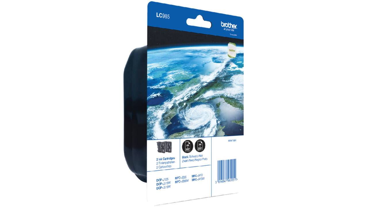 Inktcartridge Brother LC-985BK2 zwart 2x