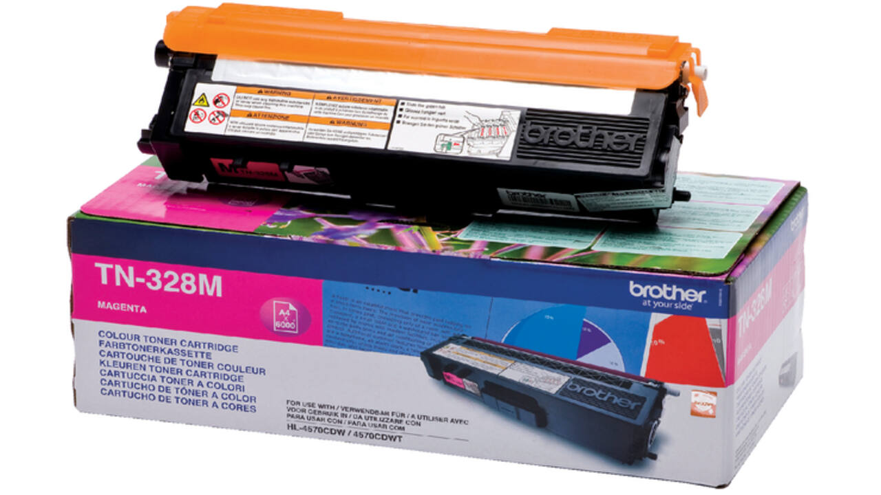 Toner Brother TN-328M rood