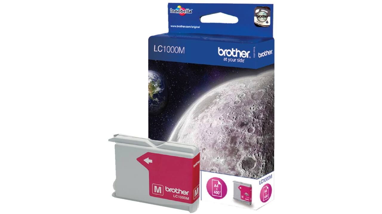 Inktcartridge Brother LC-1000M rood