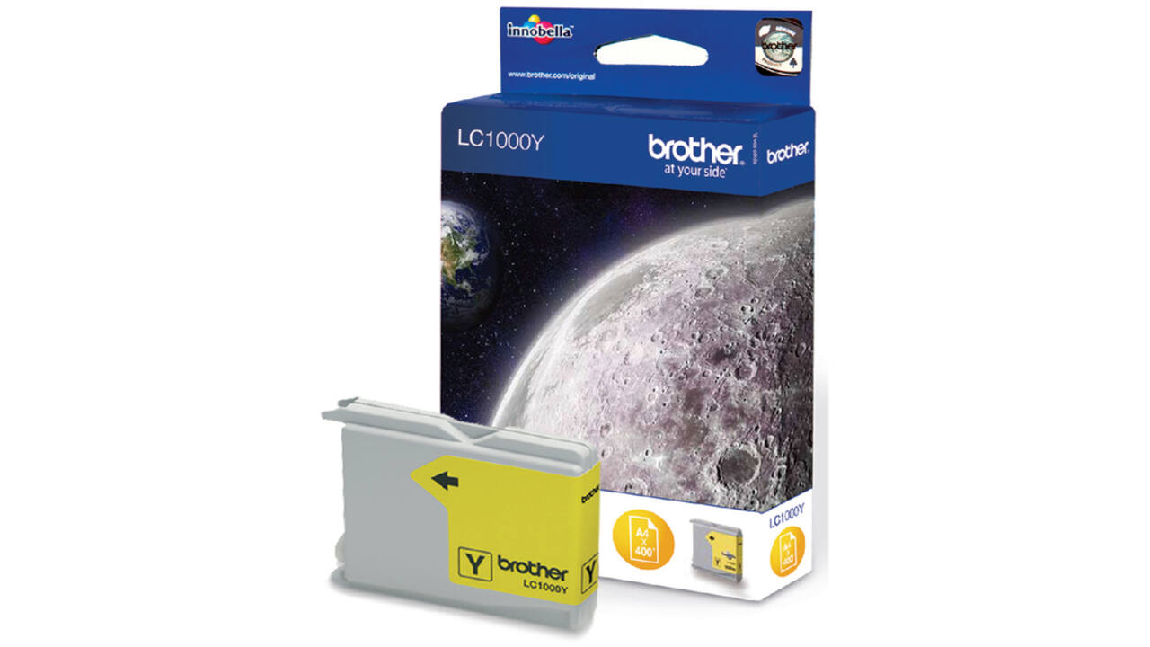 Inktcartridge Brother LC-1000Y geel