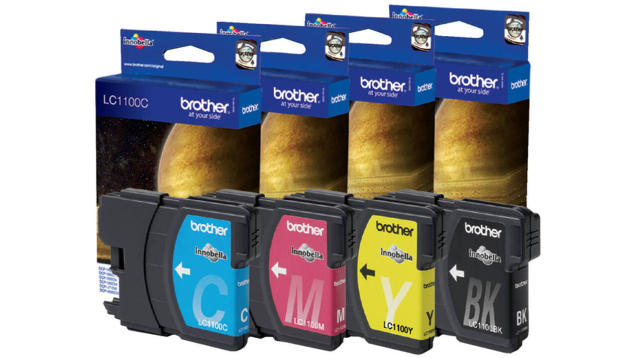 Inktcartridge Brother LC-1100M rood