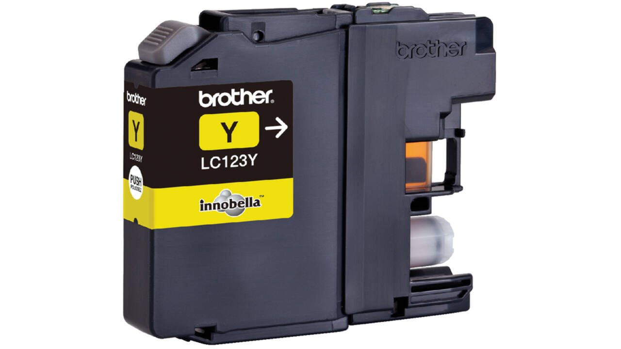 Inktcartridge Brother LC-123Y geel