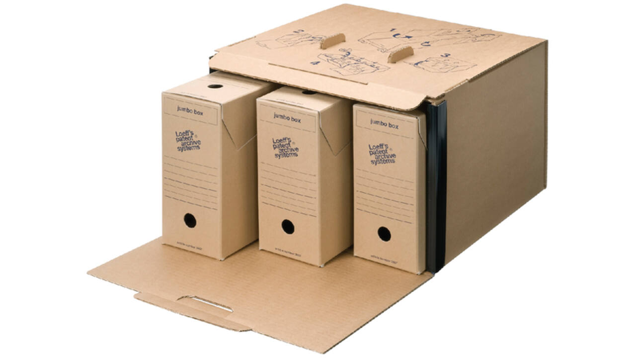 Gemeentearchiefdoos Loeff's Jumbo Box 3007 370x255x115mm