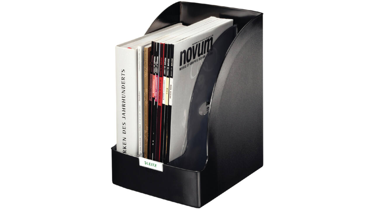 Tijdschriftcassette Leitz Plus jumbo zwart