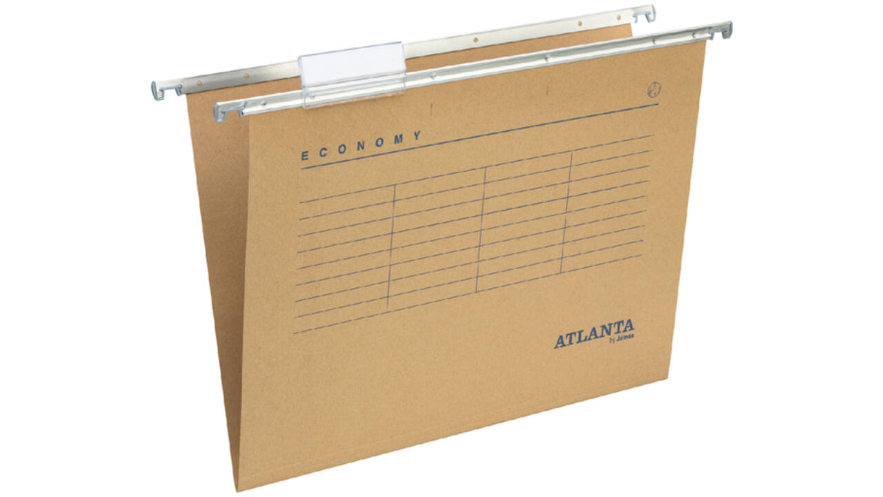 Hangmap Djois Economy recycled folio V-bodem bruin