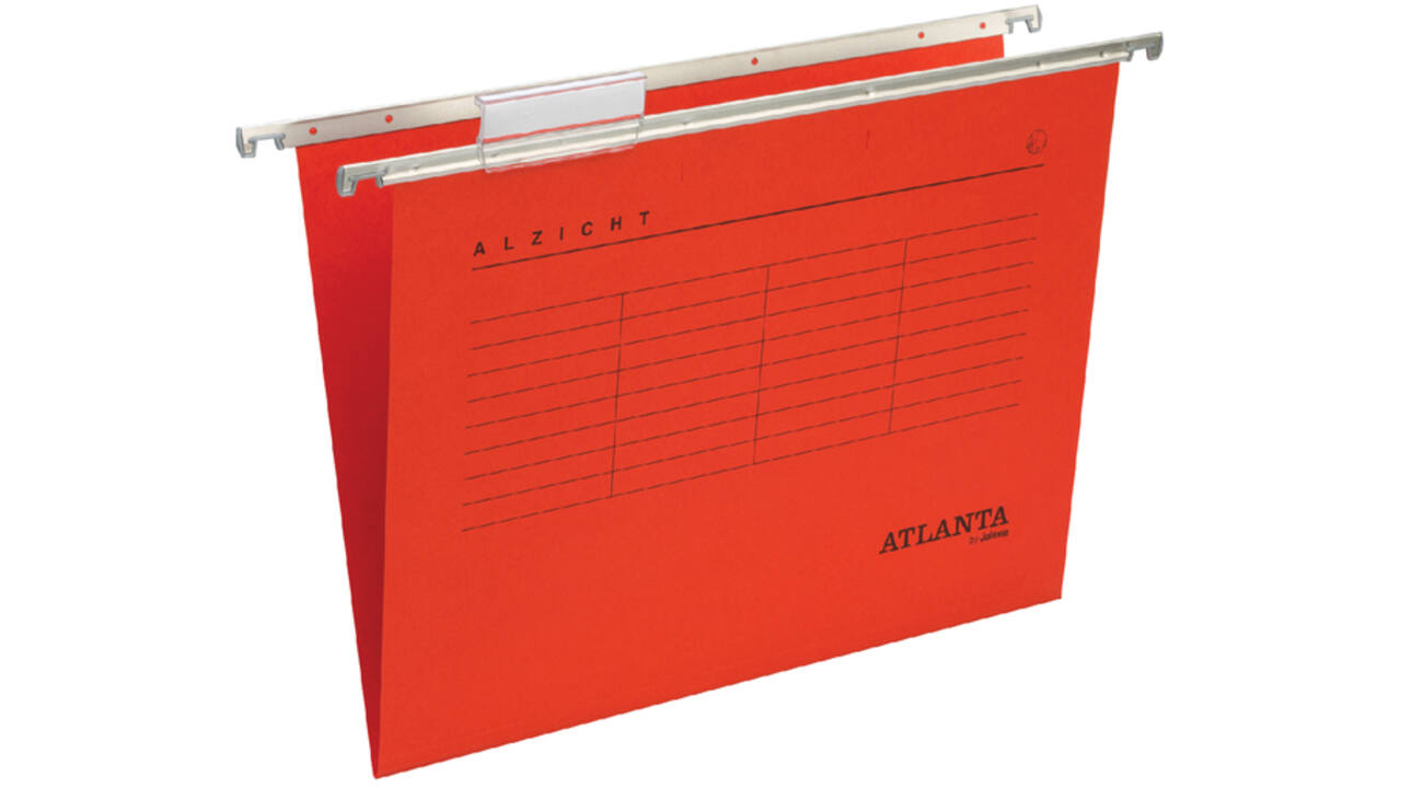 Hangmap Djois Alzicht A4 frontaal recycled V-bodem rood
