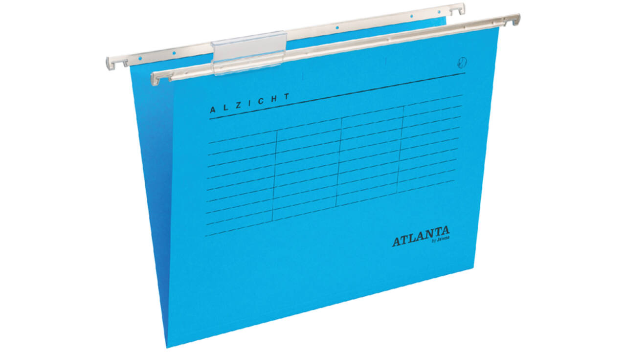 Hangmap Djois Alzicht A4 frontaal recycled V-bodem blauw