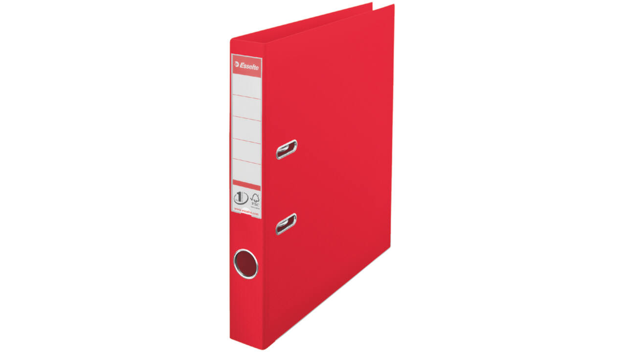 Ordner Esselte Vivida No.1 50mm PP A4 rood