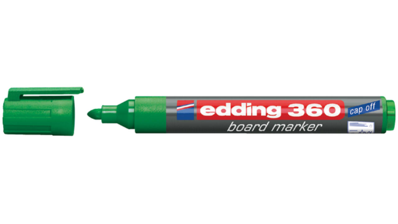 Viltstift edding 360 whiteboard rond 1.5-3mm groen