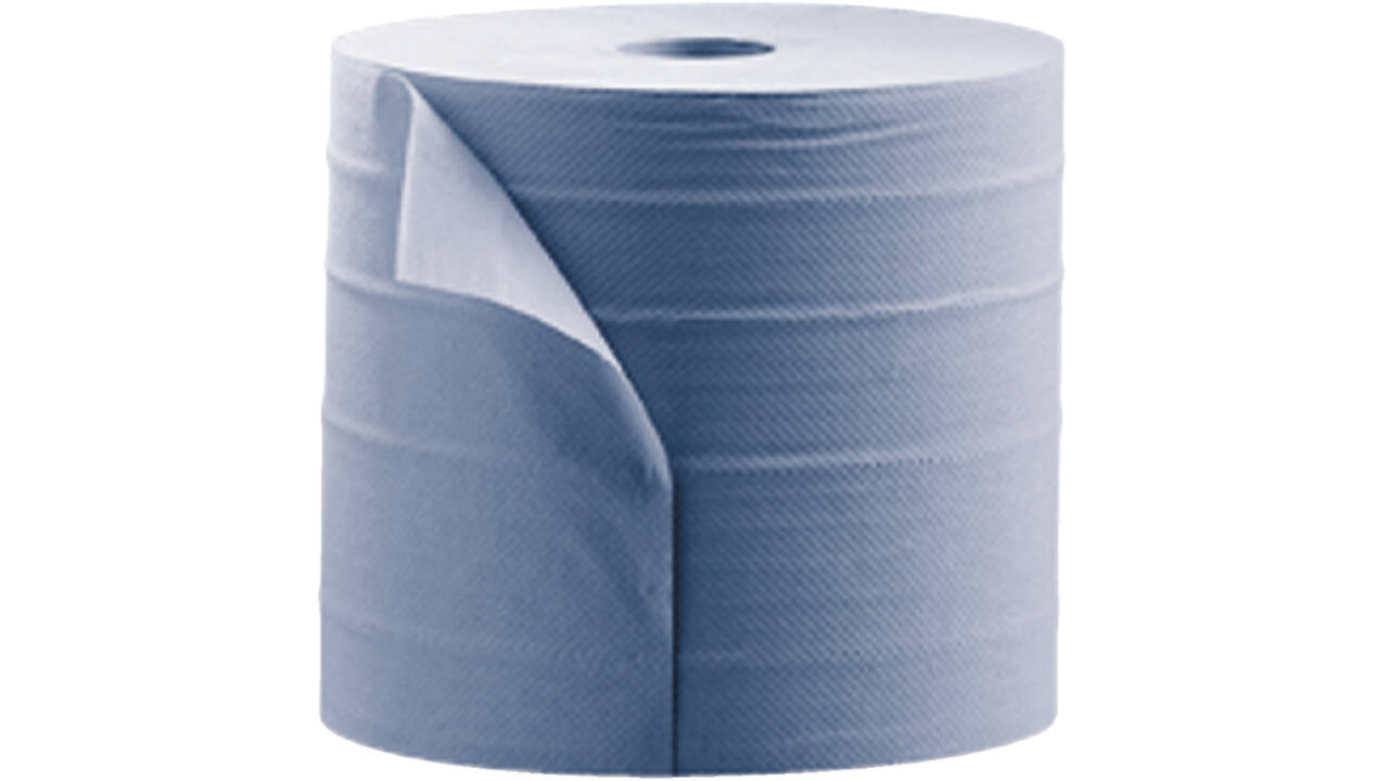 Poetspapier Satino Comfort CR1 2-laags 350m blauw 305310