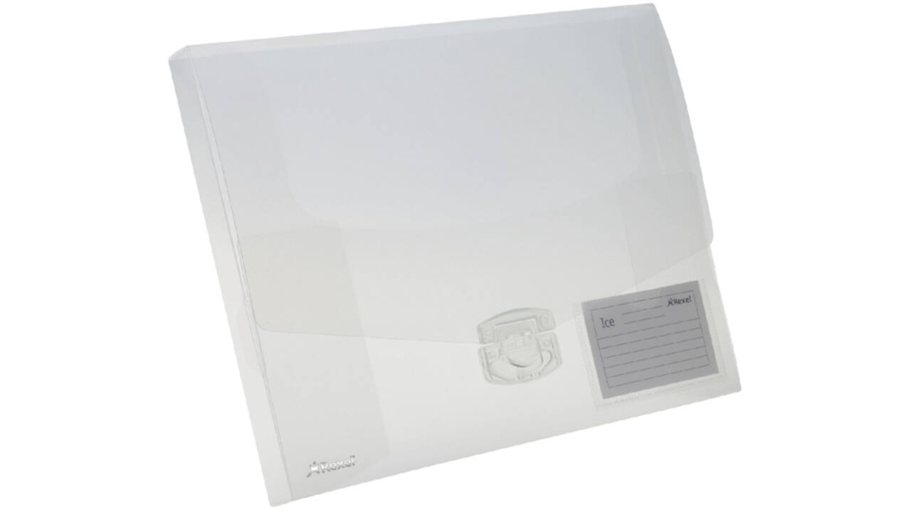 Elastobox Rexel ice 25mm transparant