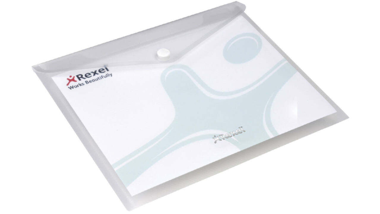 Enveloptas Rexel ice A5 transparant