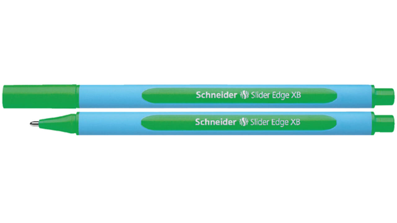 Balpen Schneider Slider Edge extra breed groen