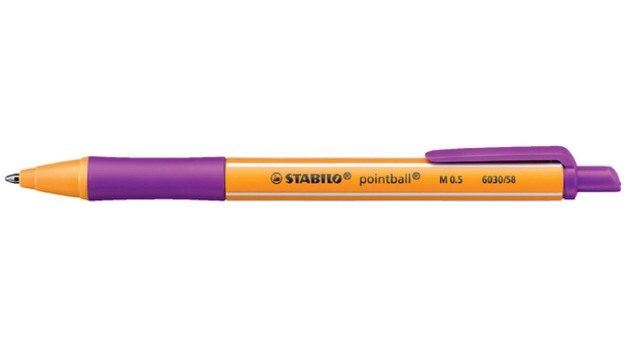 Balpen STABILO pointball 6030/58 medium lila