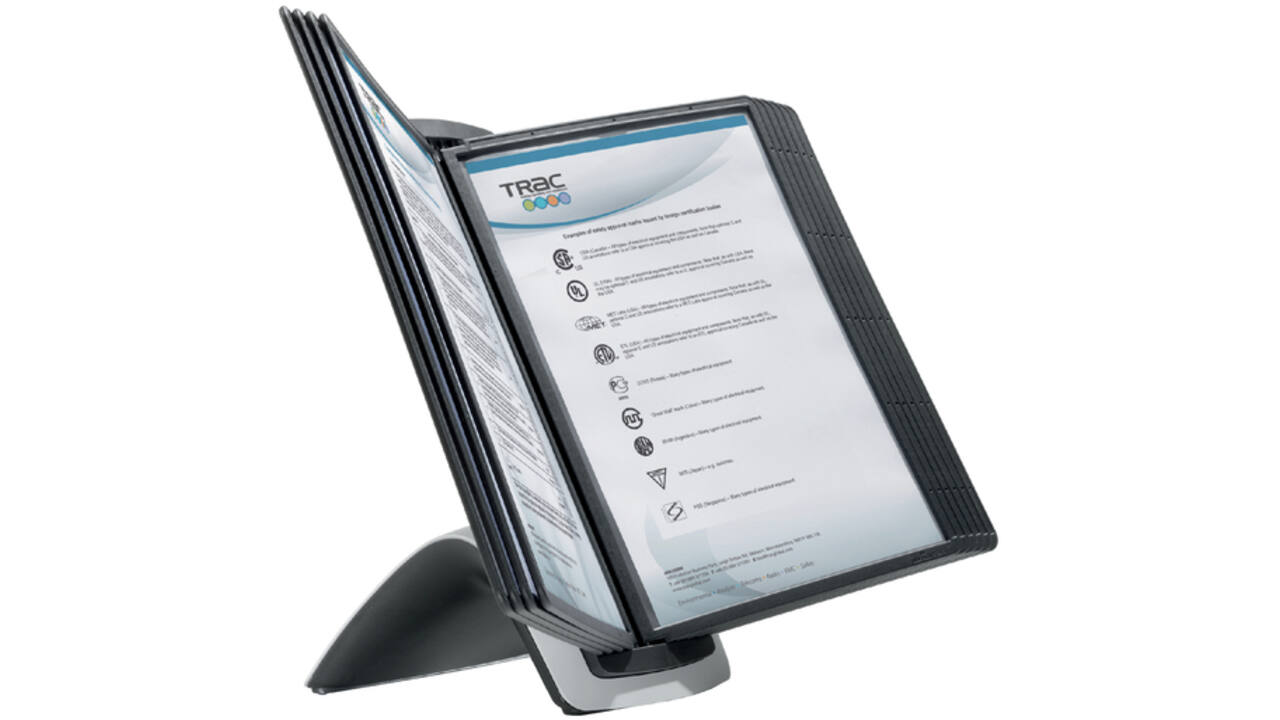 Bureaustandaard Durable 5855 Sherpa Style 10-tassen zwart