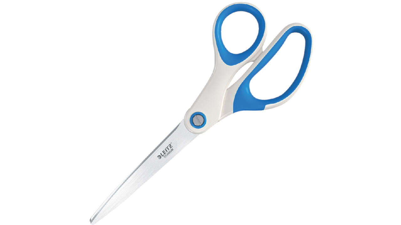 Schaar Leitz WOW 205mm titanium blauw
