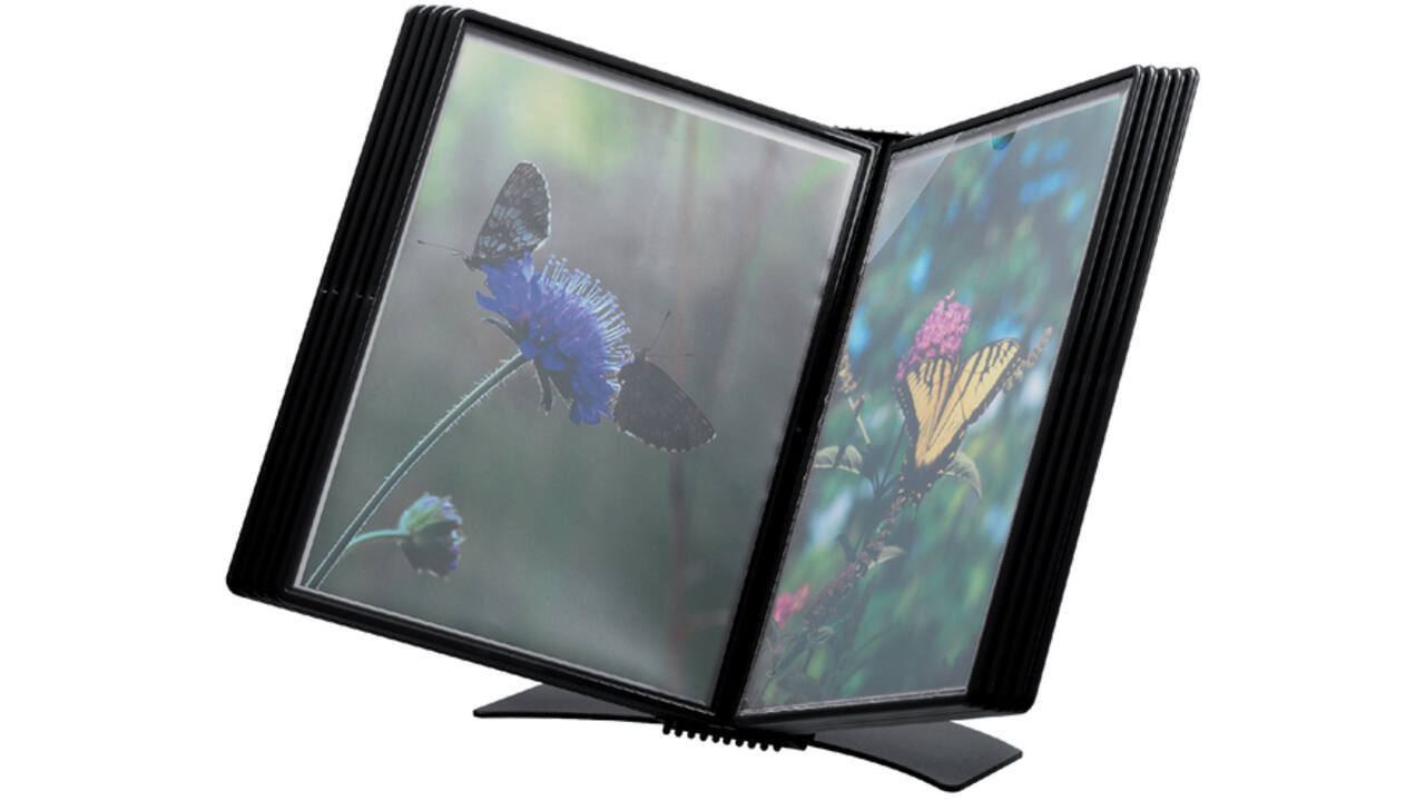 Bureaustandaard Djois Flex-O-Frame Premium A4 10-tassen zwart