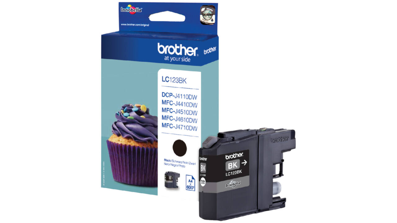 Inktcartridge Brother LC-123BK zwart