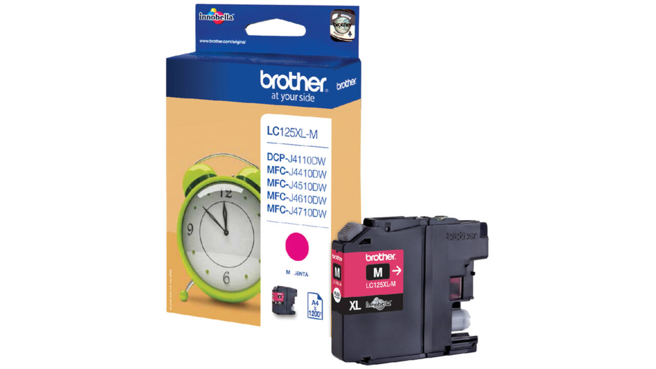 Inktcartridge Brother LC-125XLM rood