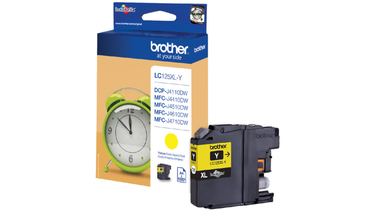 Inktcartridge Brother LC-125XLY geel