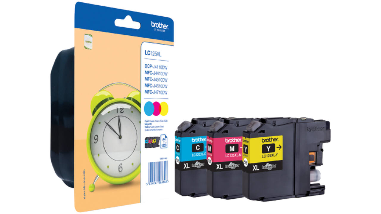 Inktcartridge Brother LC-125XLRBWBP 3 kleuren