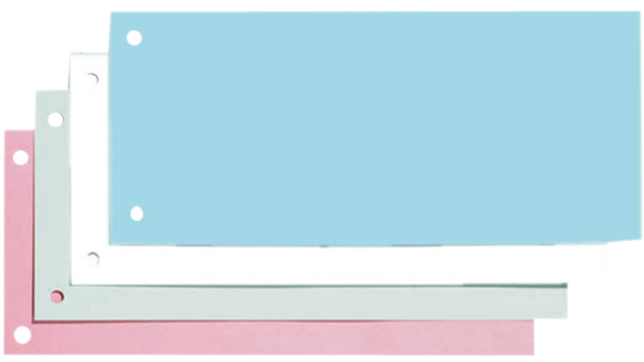 Scheidingsstrook Oxford smal 240x105mm 190gr roze
