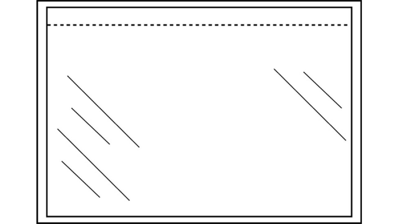 Paklijstenvelop Quantore zelfklevend blanco 225x165mm 1000st
