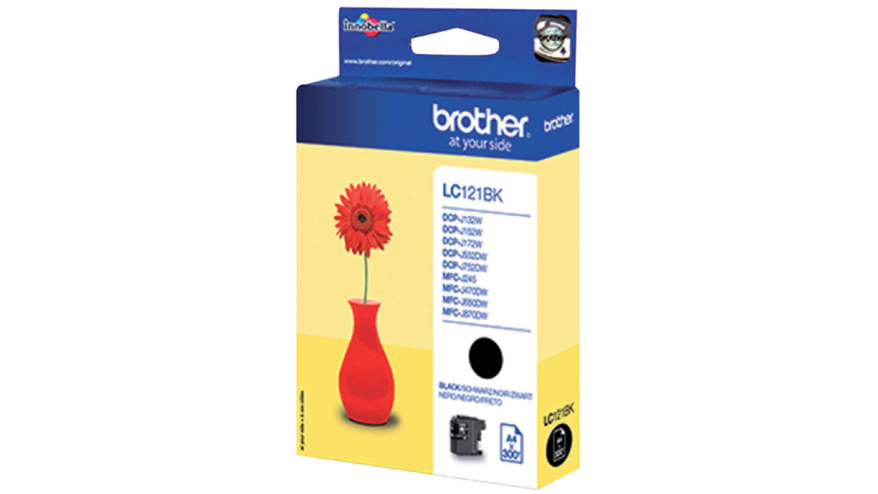 Inktcartridge Brother LC-121BK zwart