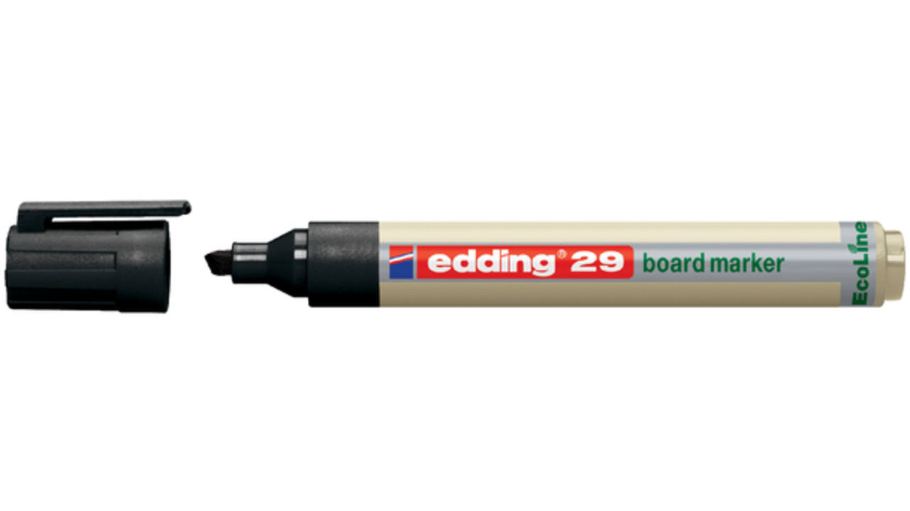 Viltstift edding 29 whiteboard Ecoline rond 1-5mm zwart