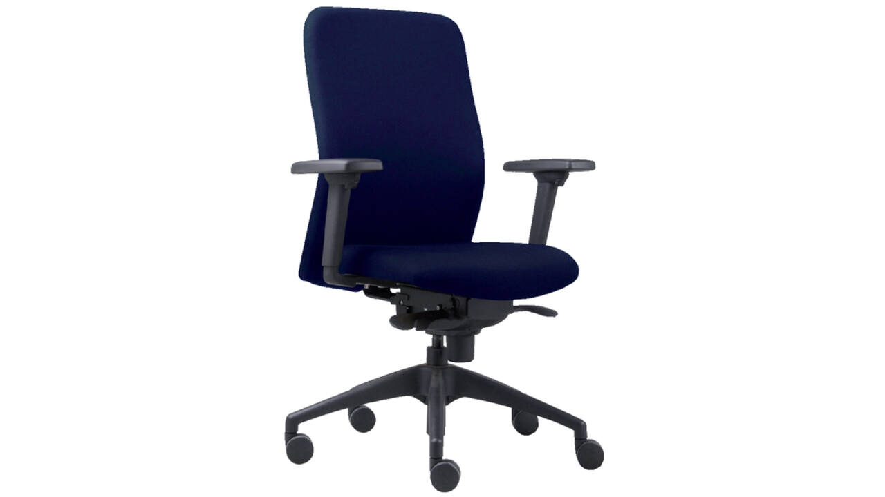 Bureaustoel Euroseats Vigo blauw