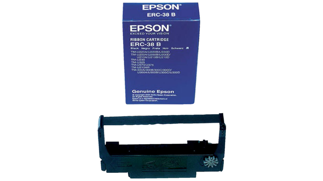 Lint Epson S015244 voor ERC38 nylon zwart