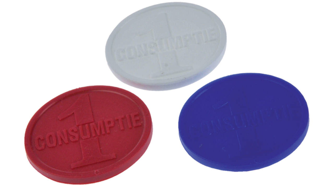 Consumptiemunt Combicraft blauw