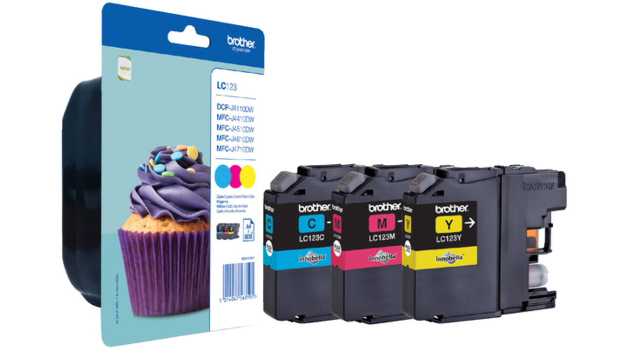 Inktcartridge Brother LC-123RBWBP 3 kleuren