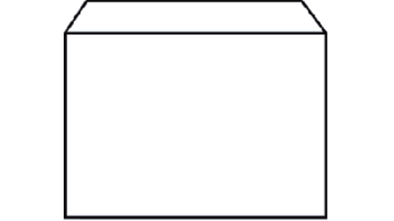 Envelop Quantore bank C6 114x162mm zelfklevend wit 50stuks