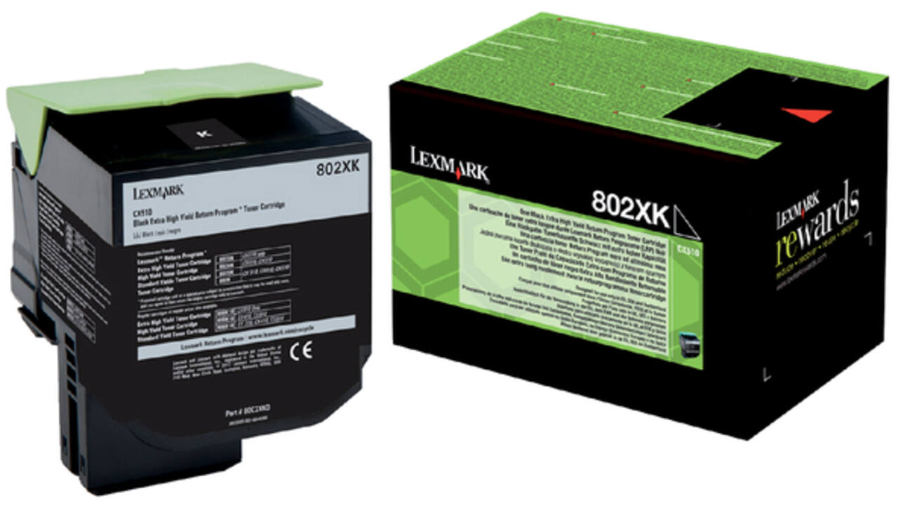 Tonercartridge Lexmark 80C2XK0 prebate zwart