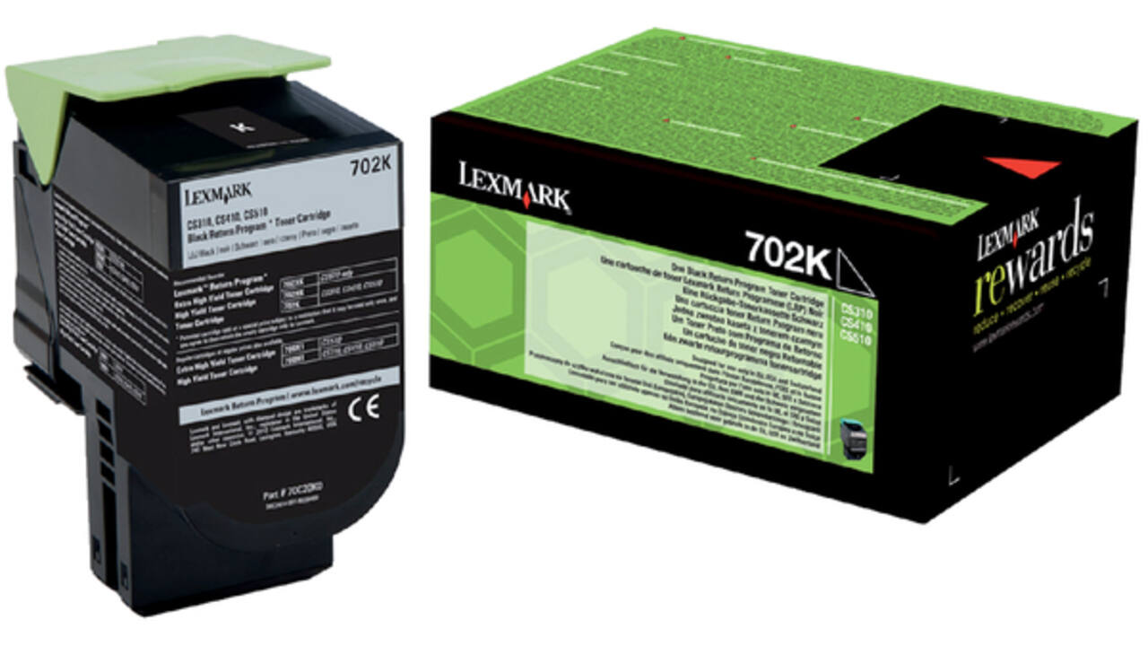 Tonercartridge Lexmark 70C20K0 prebate zwart