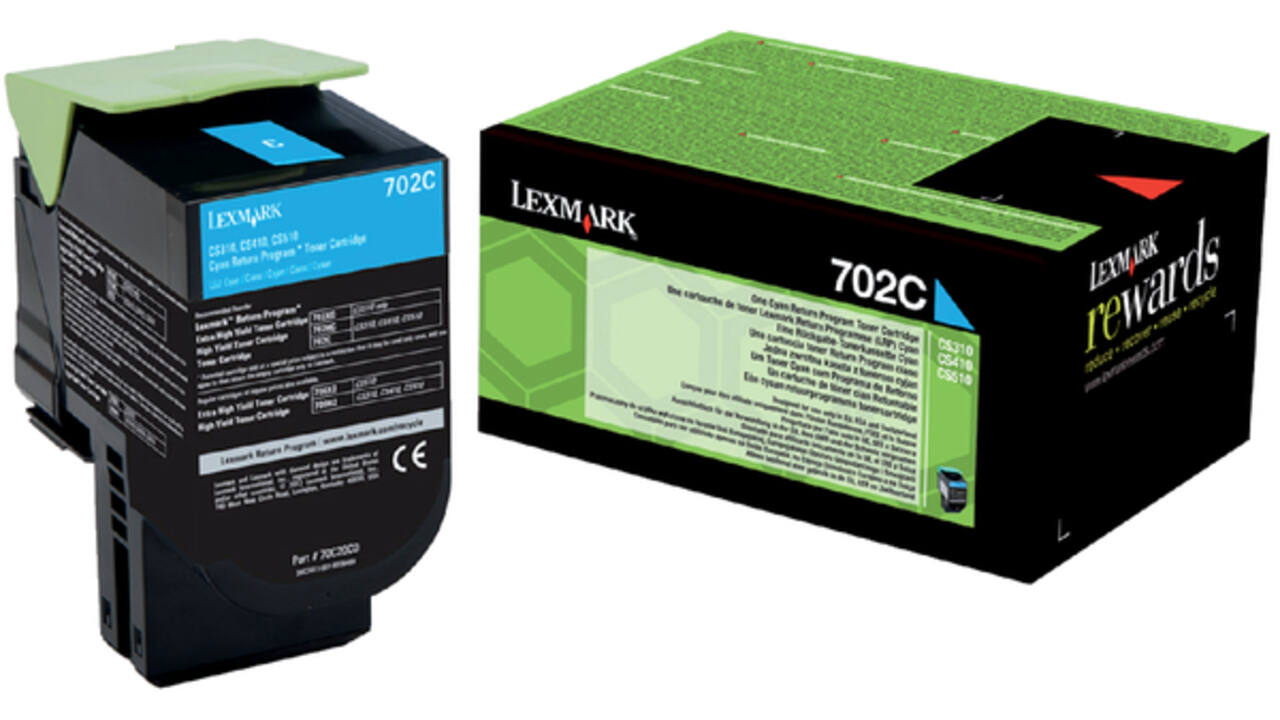 Tonercartridge Lexmark 70C20C0 prebate blauw