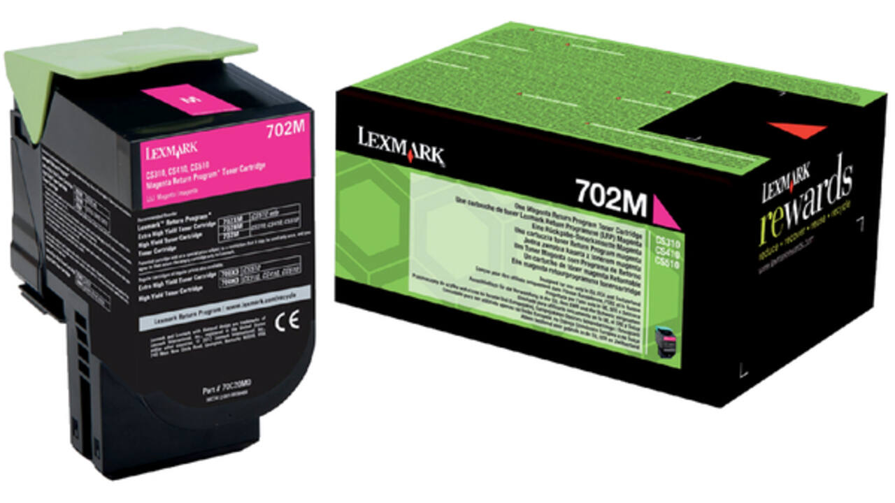 Tonercartridge Lexmark 70C20M0 prebate rood