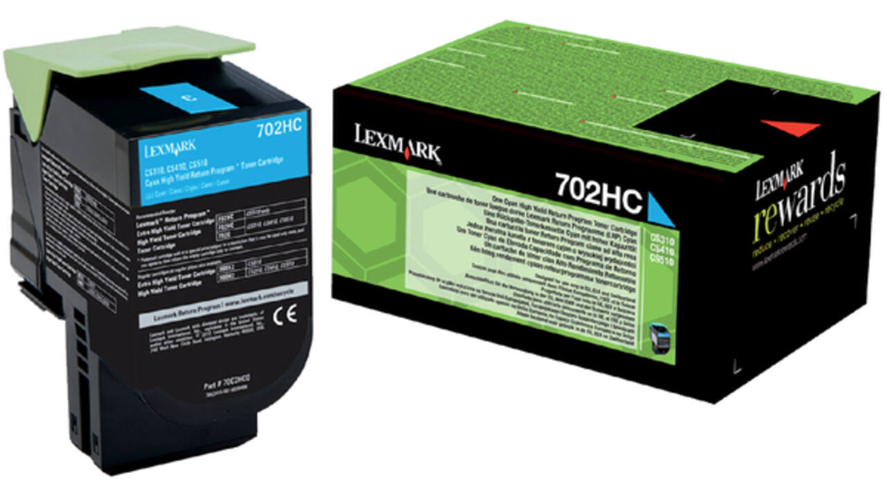 Tonercartridge Lexmark 70C2HC0 prebate blauw