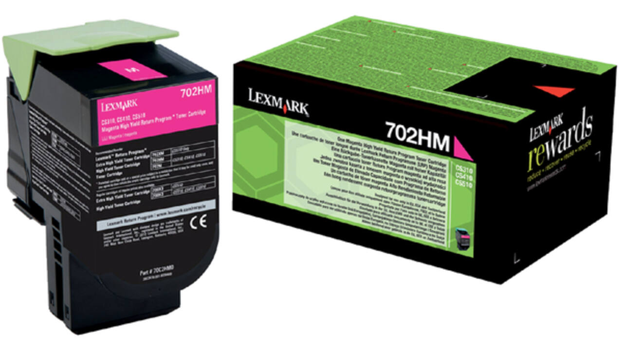 Tonercartridge Lexmark 70C2HM0 prebate rood