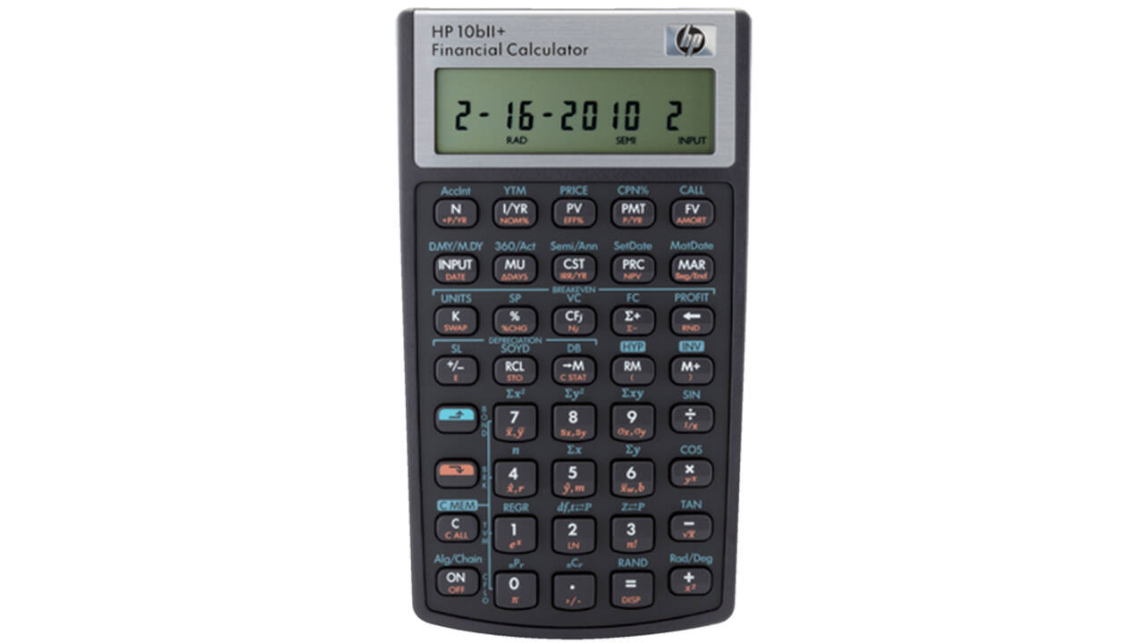 Rekenmachine HP 10BII+