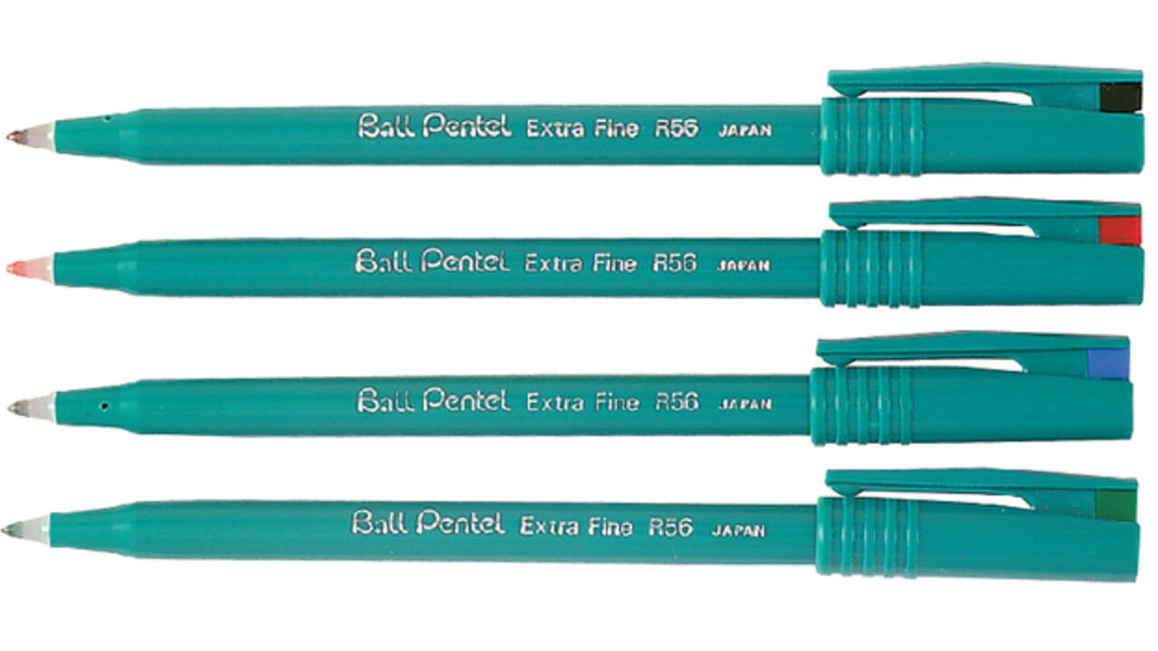 Rollerpen Pentel R56 fijn groen
