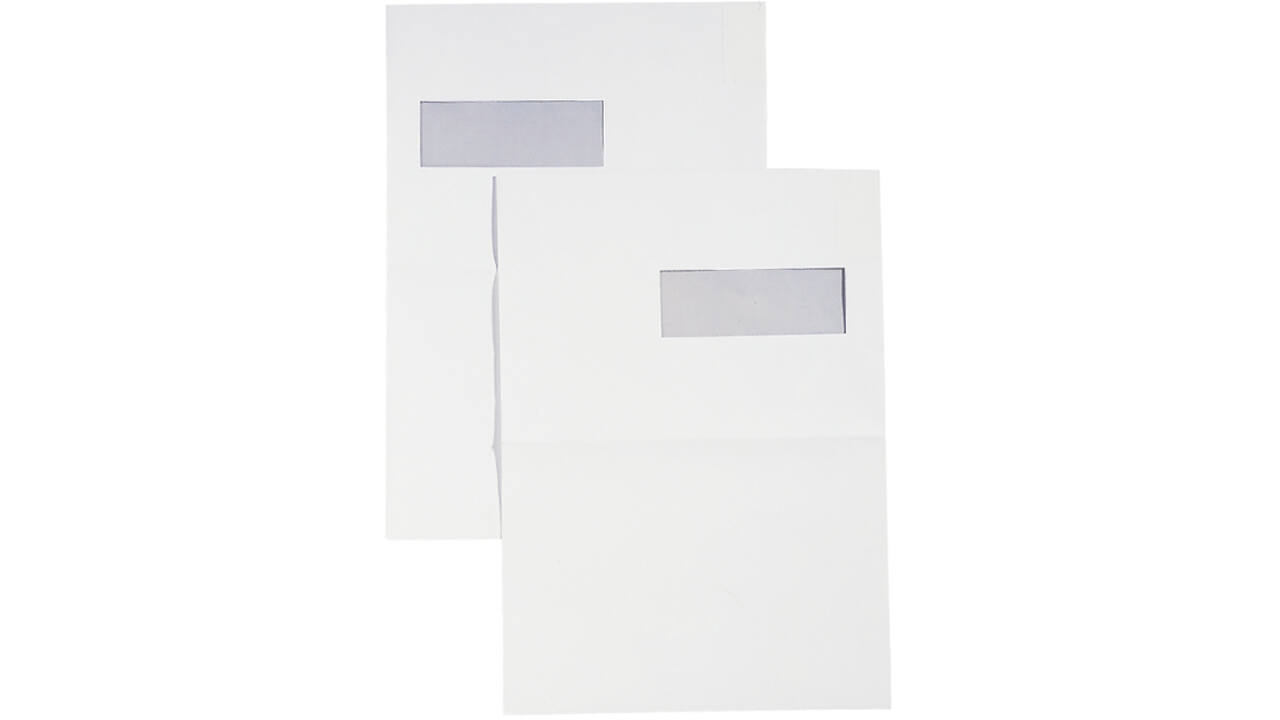 Envelop Quantore 229x324mm venster 4x11cm links zelfkl 250st