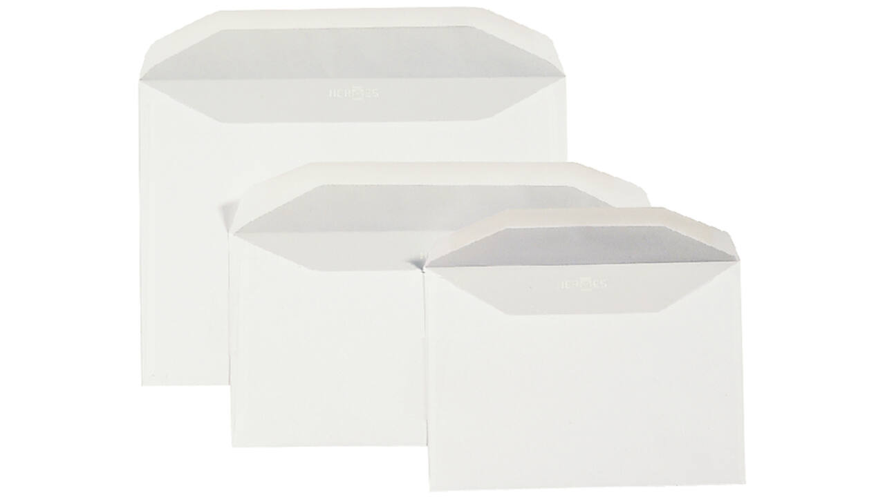 Envelop Quantore bank C6 114x162mm zelfklevend wit 100stuks