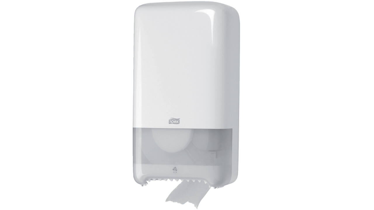 Toiletpapier Tork Mid-size T6 premium 2-laags 90m wit 127520